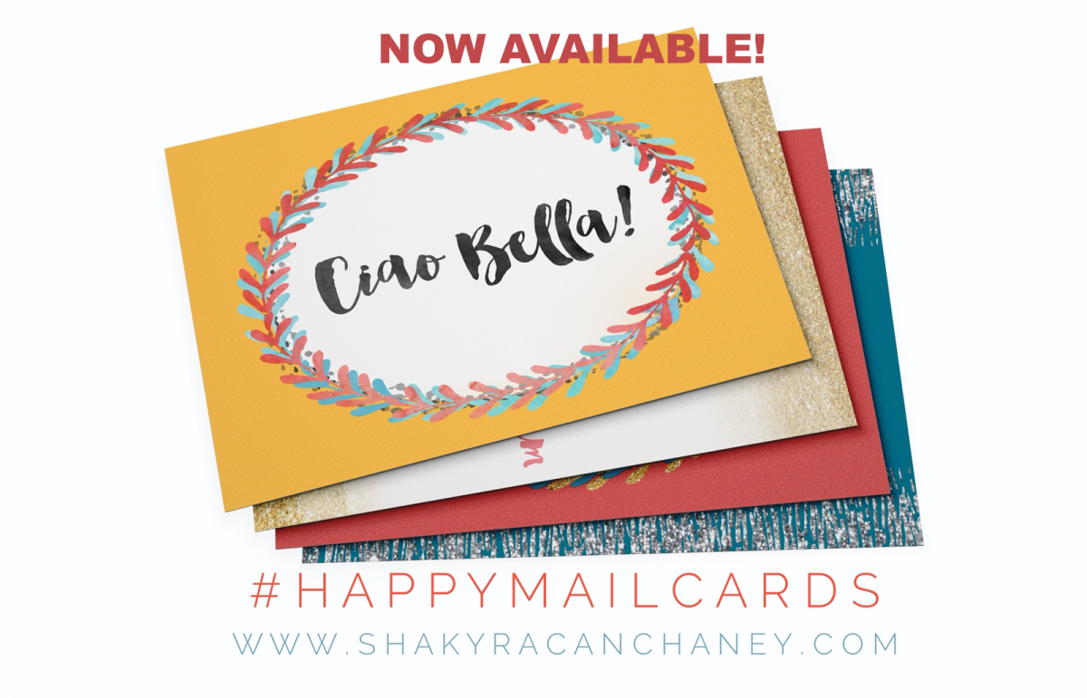 #HappyMailCards postcards inspiring and encouraging available available www.shakyracanchaney.com